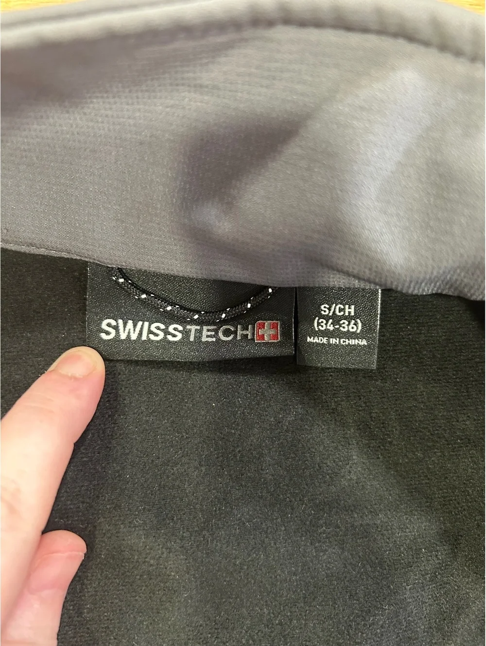 SwissTech Grey Softshell Jacket Size S